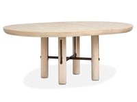 Sunset Cove - Extendable Round Dining Table - Sanibel Brown