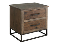 Natural Teca - Nightstand - Brown