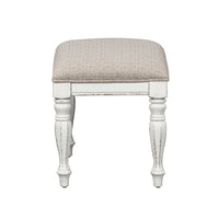 Magnolia Manor - Accent Bench - White