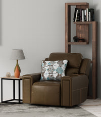 Arezzo - Power Headrest Power Lay Flat Recliner With Zero Gravity/Extended Ottoman