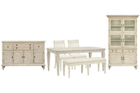 Newport - 6 Piece Extendable Rectangular Dining Table Set