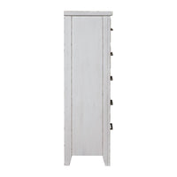 Backroads - 5 Drawer Chest - Weathered White