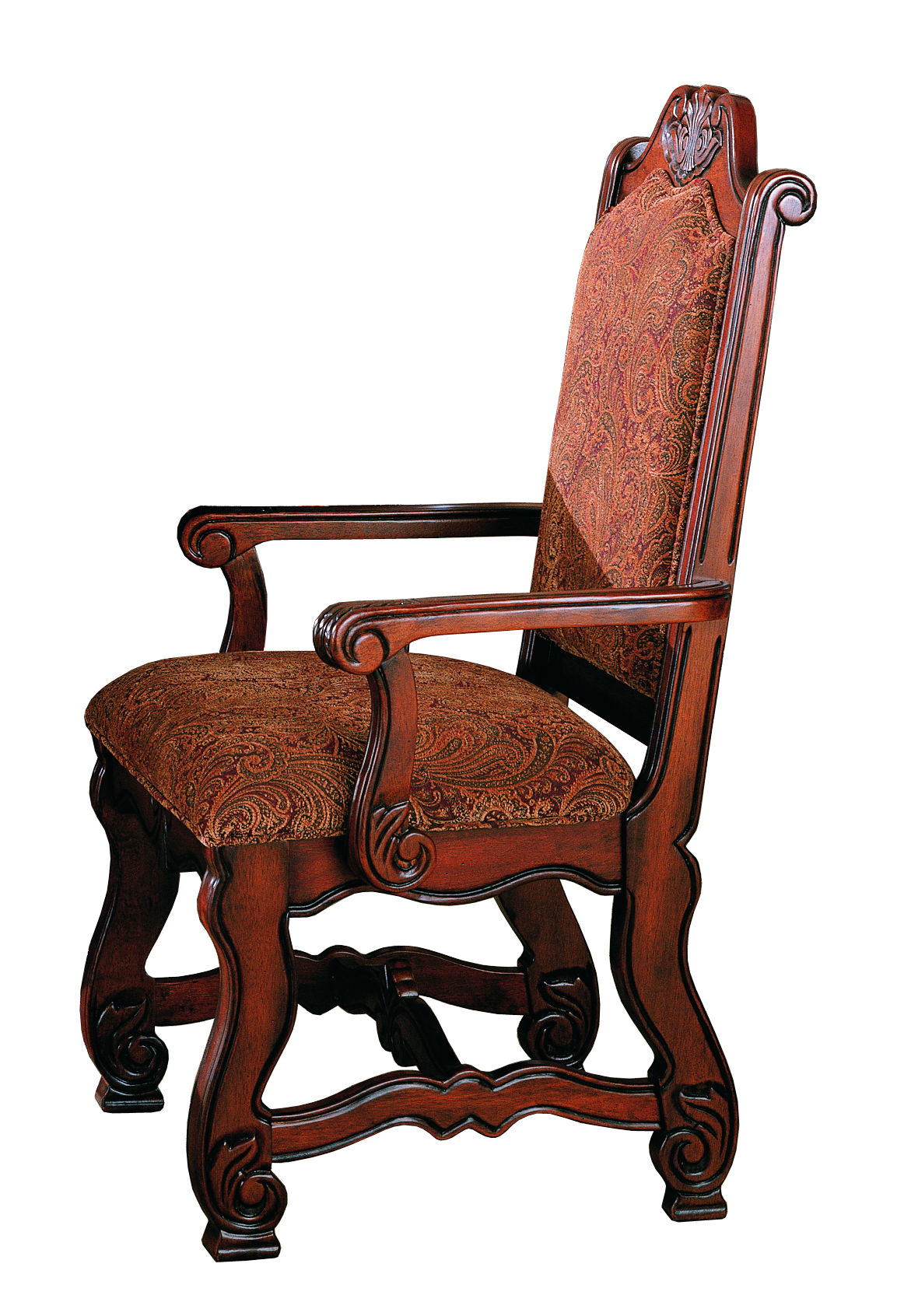 Neo Renaissance - Arm Chair - Dark Red