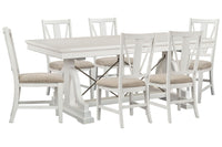 Heron Cove - Extendable Trestle Dining Table Set