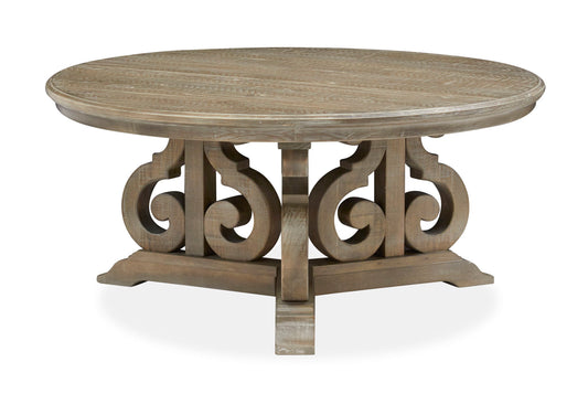 Tinley Park - Round Cocktail Table - Dove Tail Gray