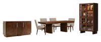 Reena - Extendable Trestle Dining Table Set