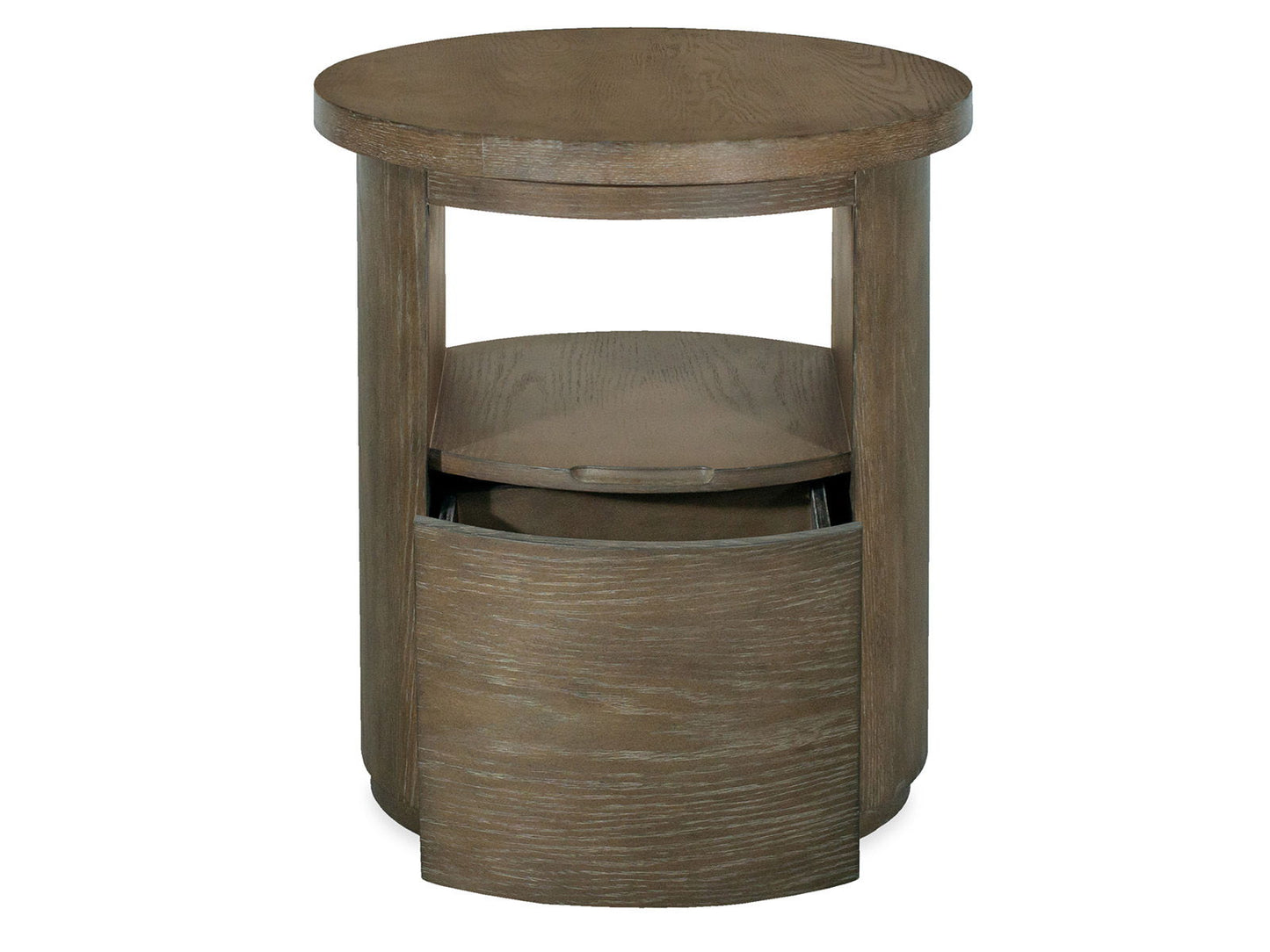Bosley - Round End Table - Porpoise