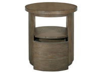 Bosley - Round End Table - Porpoise