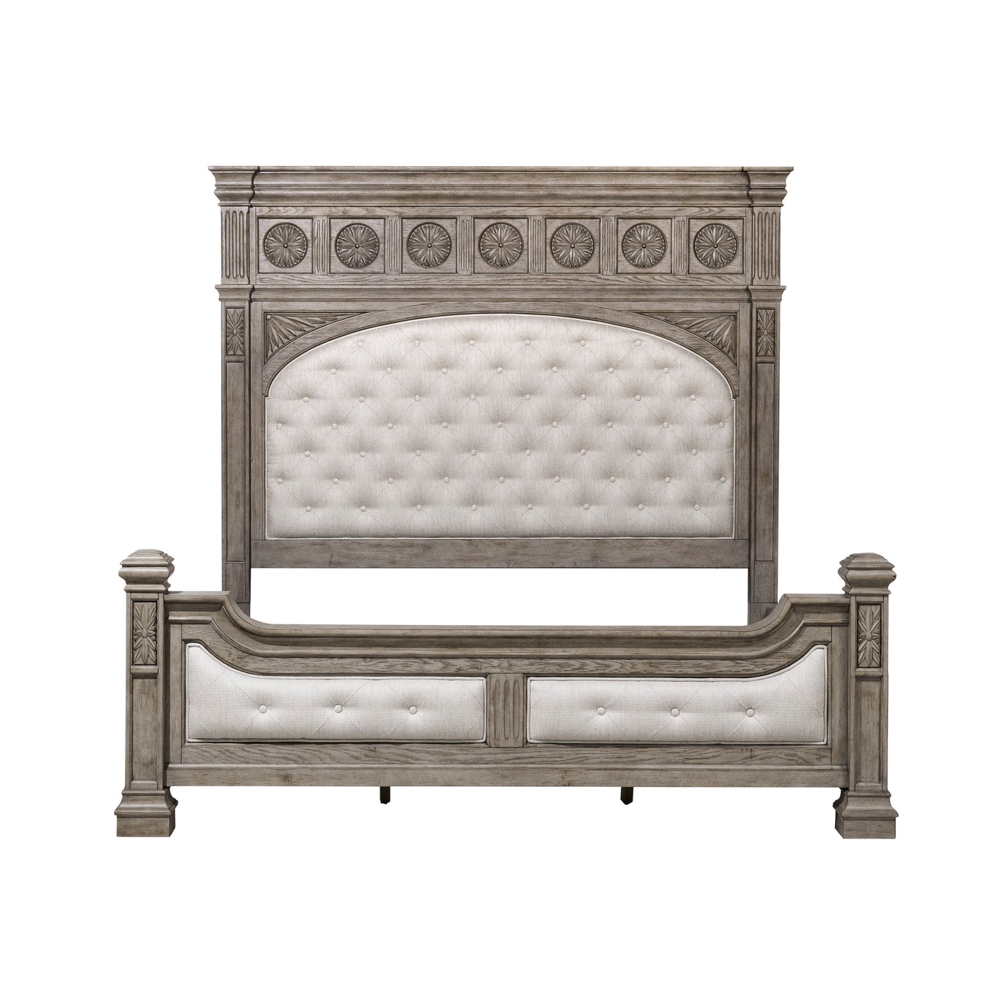 Kingsbury - King Panel Bed - Gray