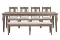 Lancaster - 6 Piece Extendable Rectangular Dining Table Set