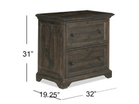 Bellamy - Lateral File - Peppercorn