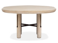 Sunset Cove - Extendable Round Dining Table - Sanibel Brown