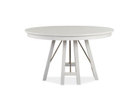 Heron Cove - Round Dining Table - Chalk White