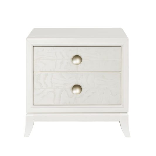 Melrose - 2-Drawer Nightstand in a White Finish - White