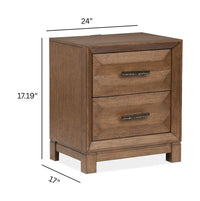 Callisto - Drawer Nightstand - Bourbon Brown