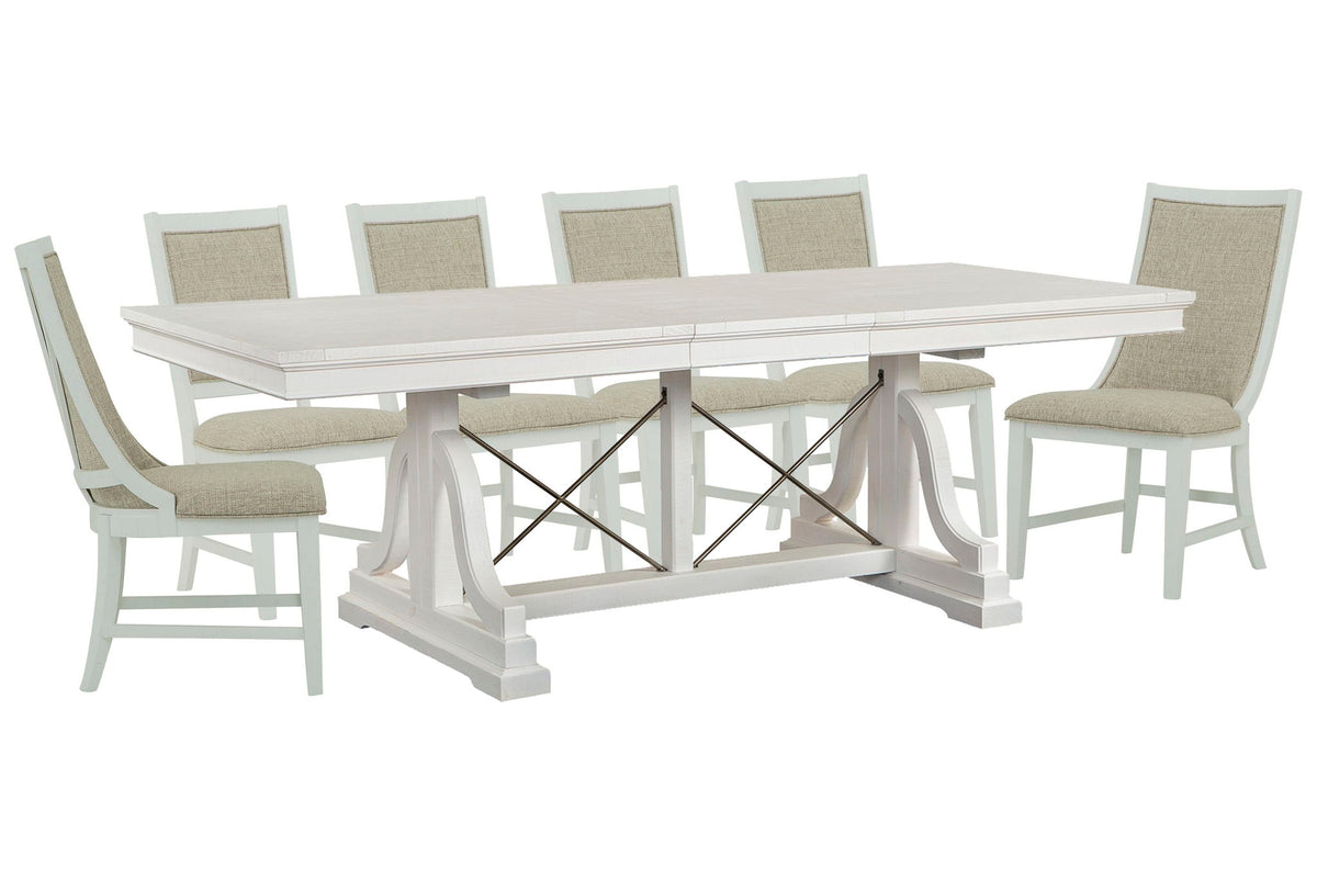 Heron Cove - Extendable Trestle Dining Table Set