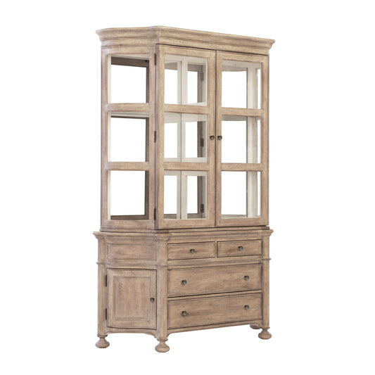 Higgins Street - Curio China Cabinet - Brown