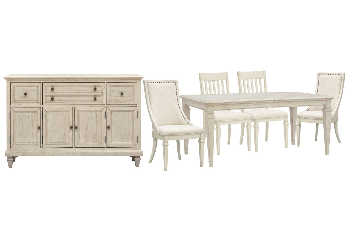 Newport - 6 Piece Extendable Rectangular Dining Table Set
