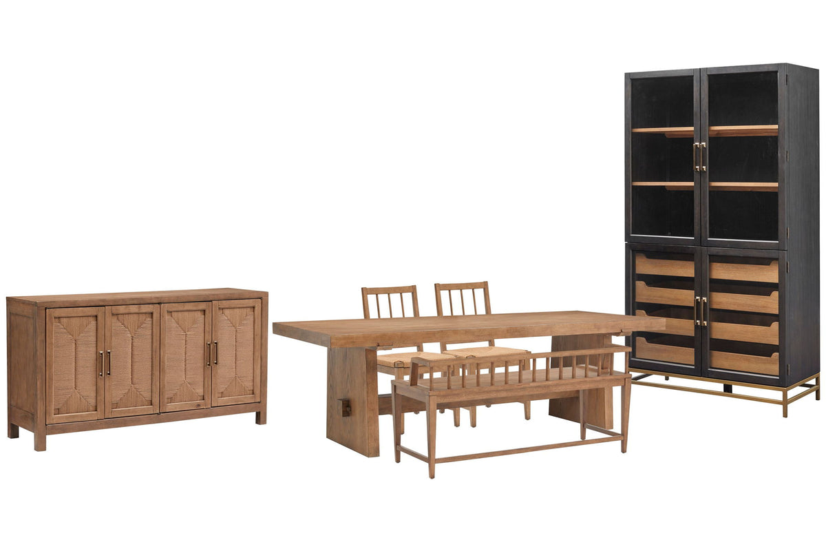 Lindon - Trestle Dining Table Set