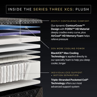 Beautyrest Black Hybrid - 14.5" Series Three XCS Plush Mattress