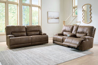 Beckley Place - 2 Pc. - Power Reclining Sofa And Loveseat - Earth