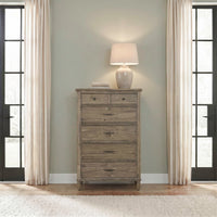 Hickory Grove - 6 Drawer Chest - Heirloom Brown