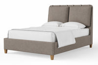 Nordhaven - Upholstered Bed - Clear Maple Legs