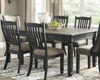 Tyler - Black / Gray - Rectangular Dining Room Table