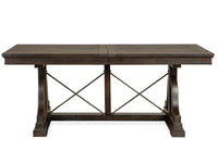 Westley Falls - Extendable Trestle Dining Table Set