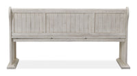 Bronwyn - Bench With Back - Alabaster