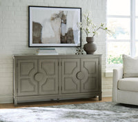 Darlock - Accent Cabinet - Warm Gray