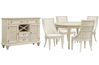 Newport - Extendable Round Dining Table Set