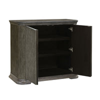 Pulaski Accents - Reeded 2 Door Accent Chest with Shelves - Gray