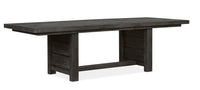Plum Creek - 9 Piece Extendable Trestle Dining Table Set