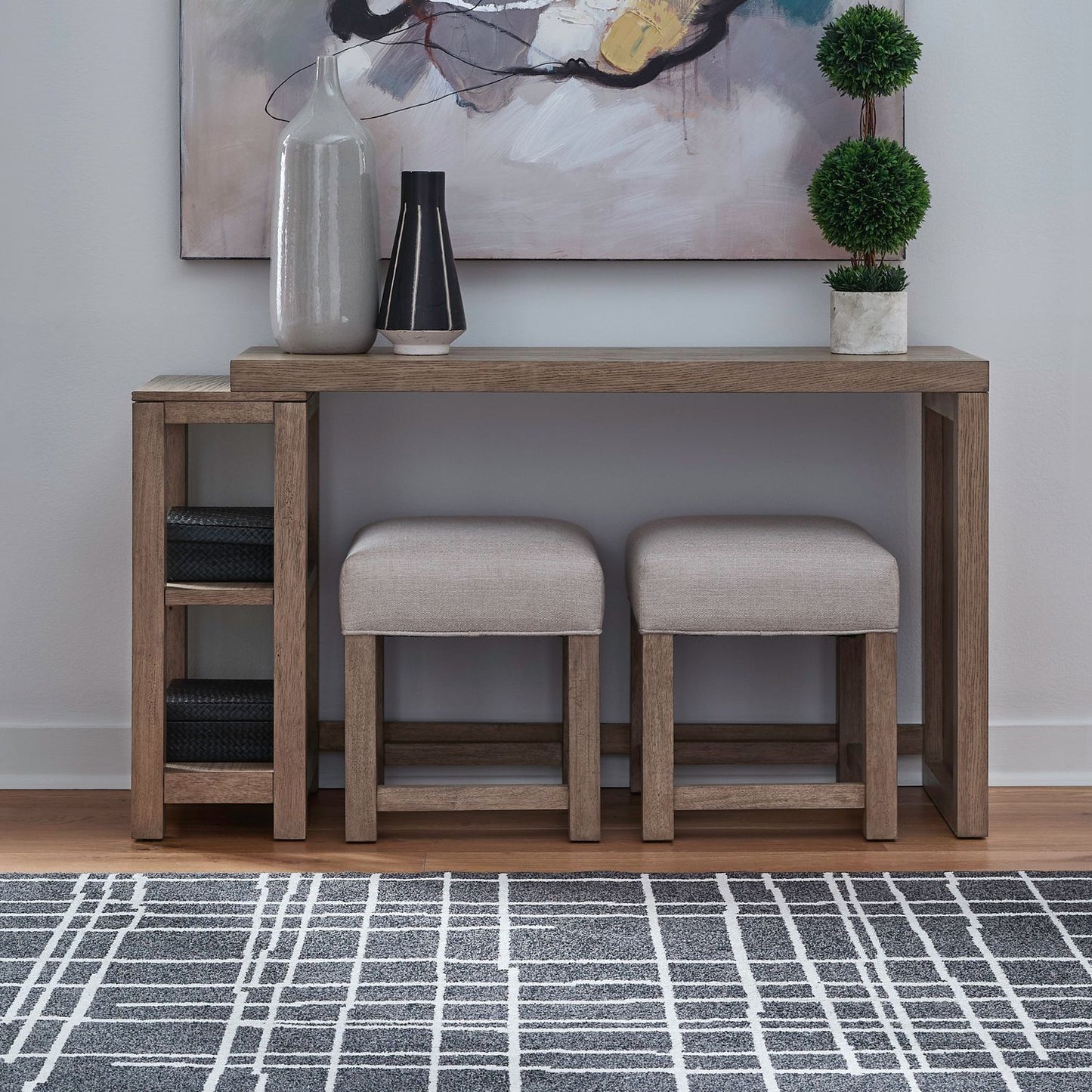 Corso - 3 Piece Console Set - Brown