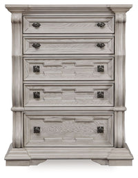 Bruchandi - Antique White - Five Drawer Chest