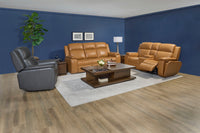 Ziggy - Power Reclining Loveseat With Console, Power Headrest, Lumbar, Heat & Massage