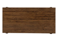 Silver - Rectangular Dining Table - Brown
