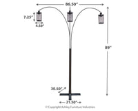 Maovesa - Bronze - Metal Arc Lamp