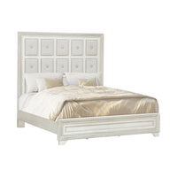 Camila - Queen Upholstered Bed - Natural