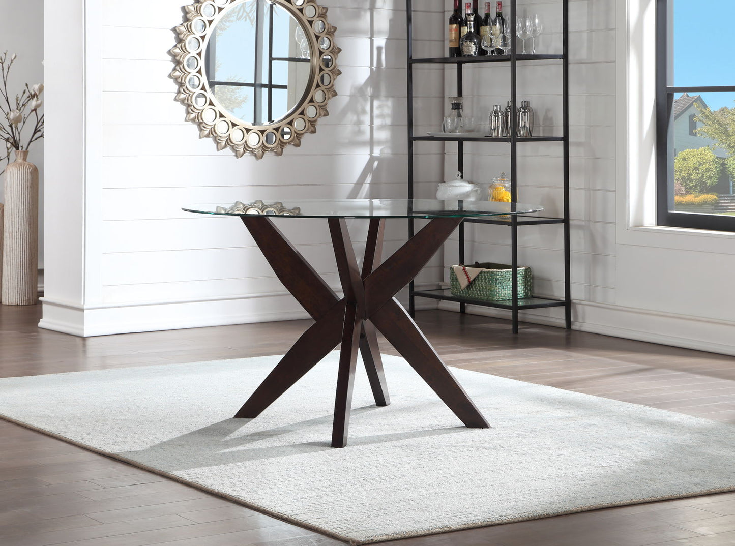 Amalie - Dining Table - Dark Brown