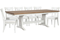 Kingston - Extendable Trestle Dining Table Set
