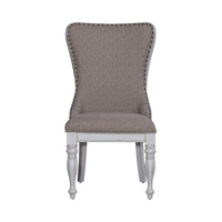 Magnolia Manor - Upholstered Wing Back Side Chair - Antique White