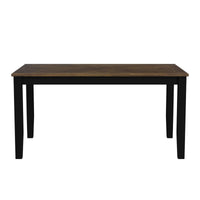 Brooks - 6 Piece Dining Set With Table, 4 Wood Back And Upholstered Seat Chairs, And Bench
