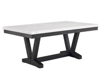 Vance - Dining Room Set - Charcoal / Dove