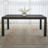 Modern Edge - Rectangular Leg Table - Caffe