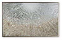 Waldard - Gray / Taupe / White - Wall Art