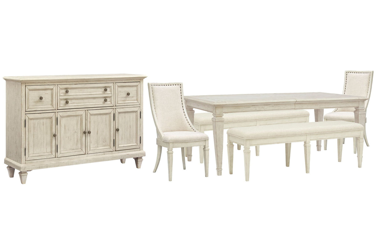 Newport - 6 Piece Extendable Rectangular Dining Table Set
