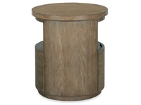 Bosley - Round End Table - Porpoise