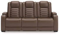 High Impact - Tobacco - Power Reclining Sofa / Adj Headrest